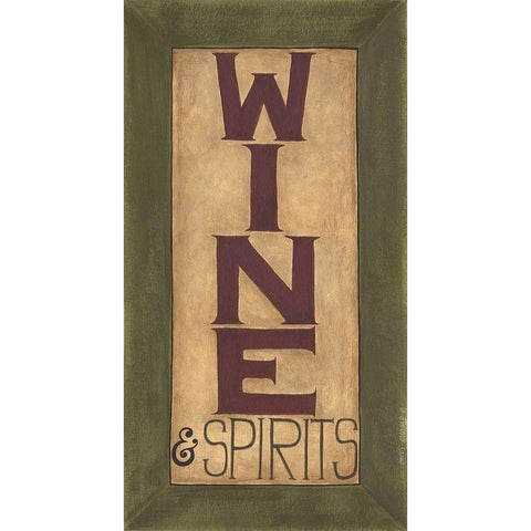 Wine and Spirits Gold Ornate Wood Framed Art Print with Double Matting by Shamp, Cindy