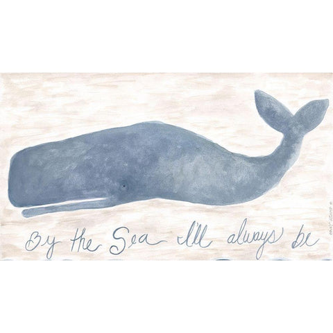 Always Be Black Modern Wood Framed Art Print with Double Matting by Shamp, Cindy