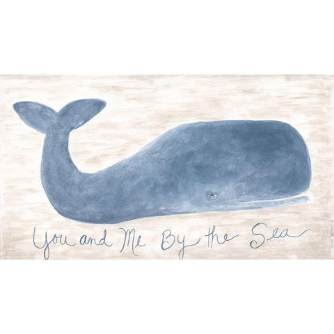 By the Sea Black Modern Wood Framed Art Print by Shamp, Cindy