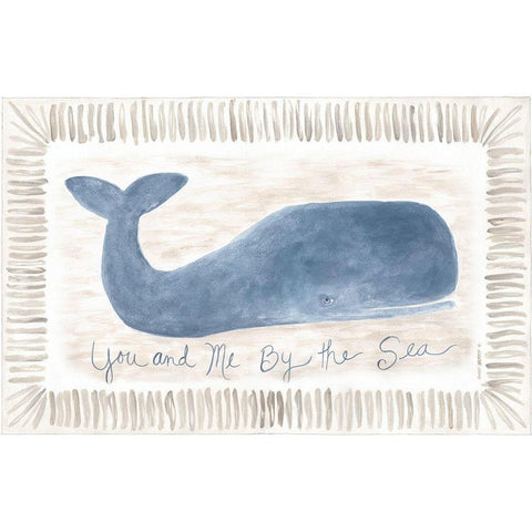 By the Sea Black Modern Wood Framed Art Print by Shamp, Cindy