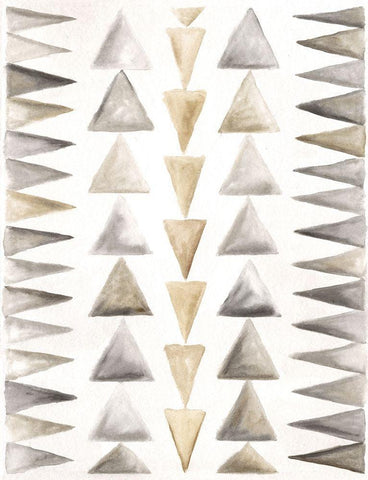 Winter Lodge Bkgnd II White Modern Wood Framed Art Print with Double Matting by Shamp, Cindy