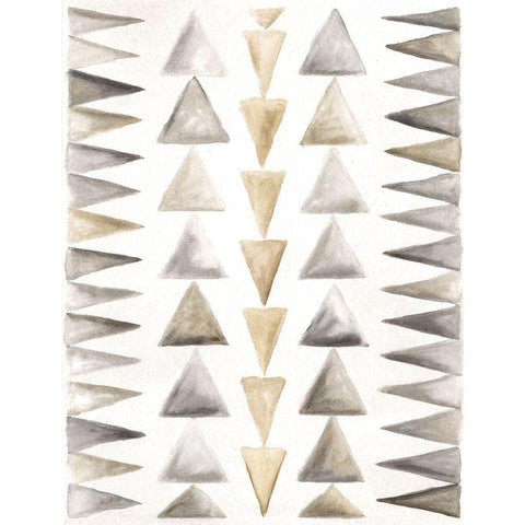 Winter Lodge Bkgnd II White Modern Wood Framed Art Print by Shamp, Cindy