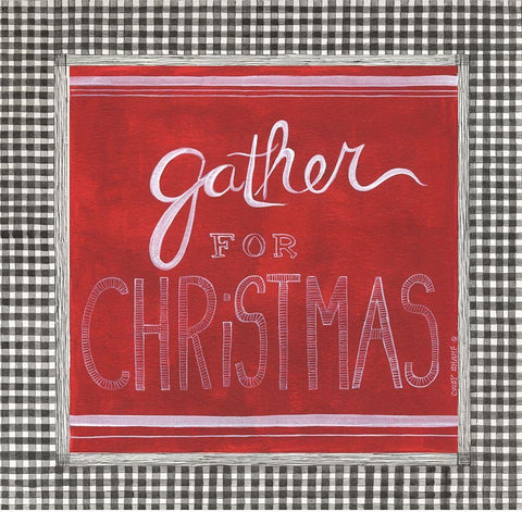 Gather Black Ornate Wood Framed Art Print with Double Matting by Shamp, Cindy
