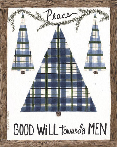 Good Will Black Ornate Wood Framed Art Print with Double Matting by Shamp, Cindy