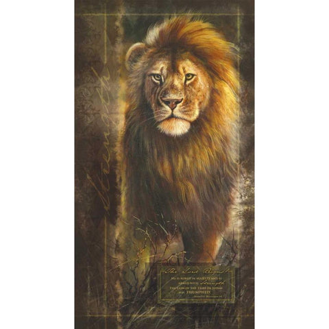 Lord Reigns Black Modern Wood Framed Art Print by Carpentree