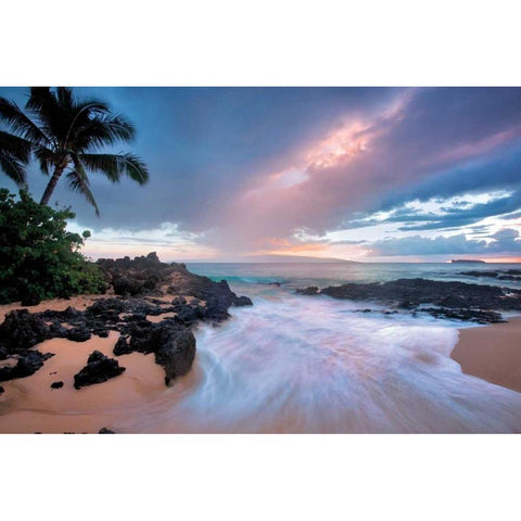 Cool Breeze Black Modern Wood Framed Art Print by Frates, Dennis