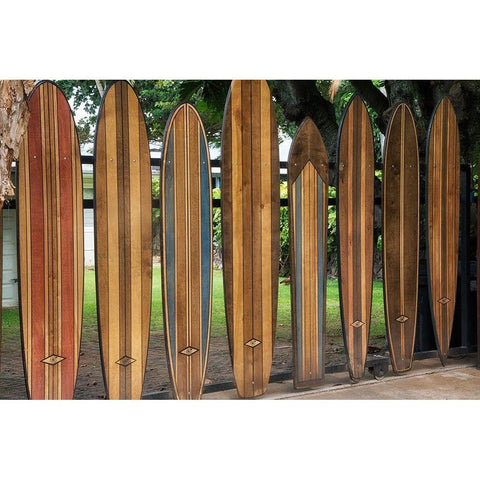 Line Up Gold Ornate Wood Framed Art Print with Double Matting by Frates, Dennis