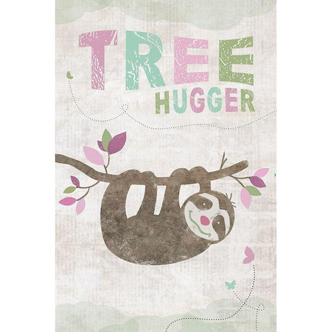 Tree Hugger Black Modern Wood Framed Art Print with Double Matting by JMB Designs
