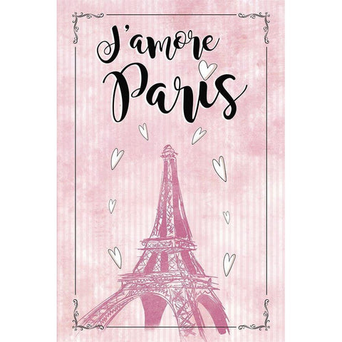 Jamore Paris Gold Ornate Wood Framed Art Print with Double Matting by JMB Designs