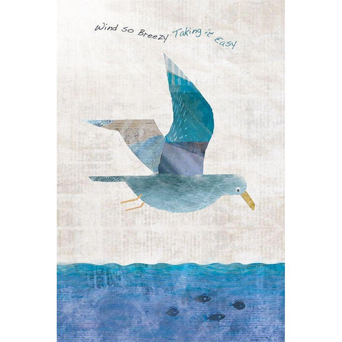 Take It Easy Gold Ornate Wood Framed Art Print with Double Matting by JMB Designs