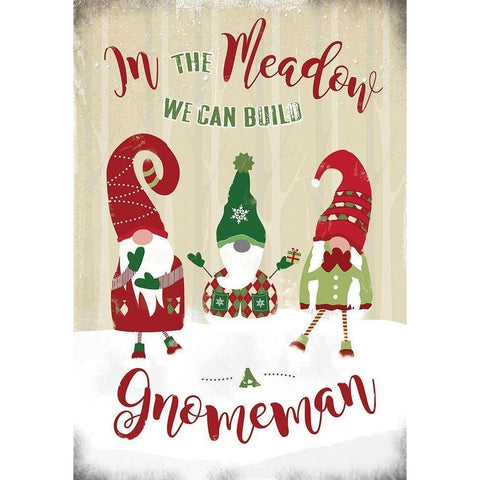 Gnomeman Black Modern Wood Framed Art Print with Double Matting by JMB Designs