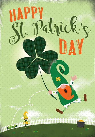 St. Patricks Day Black Ornate Wood Framed Art Print with Double Matting by JMB Designs