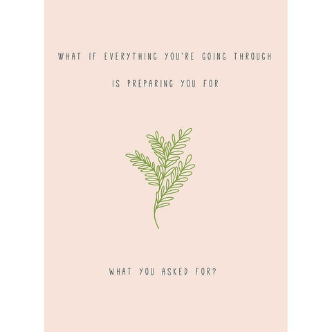 What If Everything Black Modern Wood Framed Art Print with Double Matting by JMB Designs