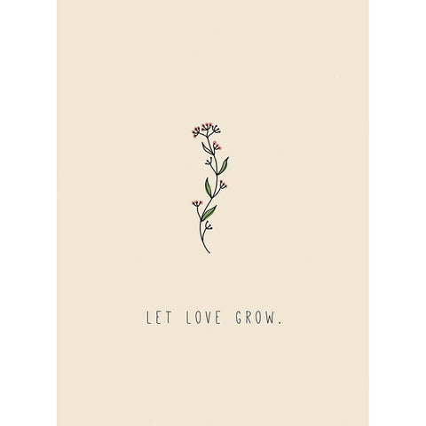 Plant Hope Gold Ornate Wood Framed Art Print with Double Matting by JMB Designs