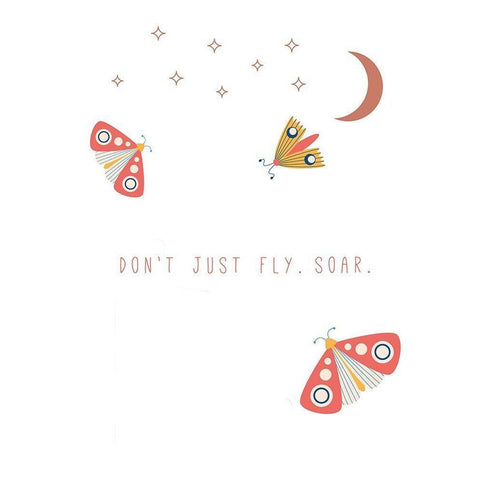 Soar Black Modern Wood Framed Art Print with Double Matting by JMB Designs