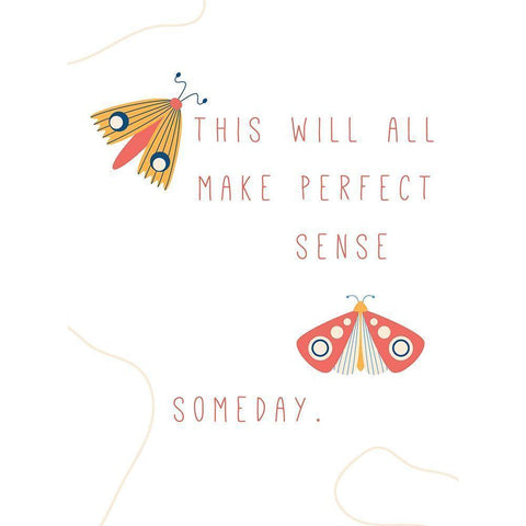 Someday Gold Ornate Wood Framed Art Print with Double Matting by JMB Designs