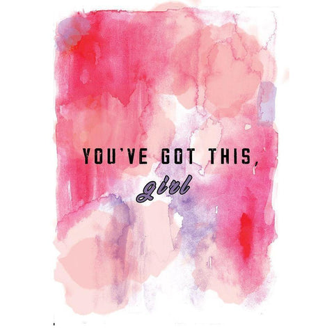 Youve Got This Gold Ornate Wood Framed Art Print with Double Matting by JMB Designs