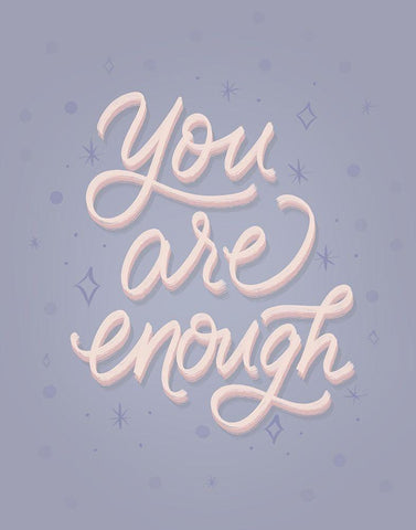 You Are White Modern Wood Framed Art Print with Double Matting by Batista, Dee