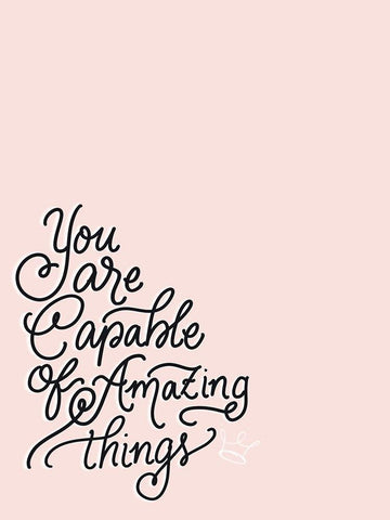 You Are White Modern Wood Framed Art Print with Double Matting by Batista, Dee