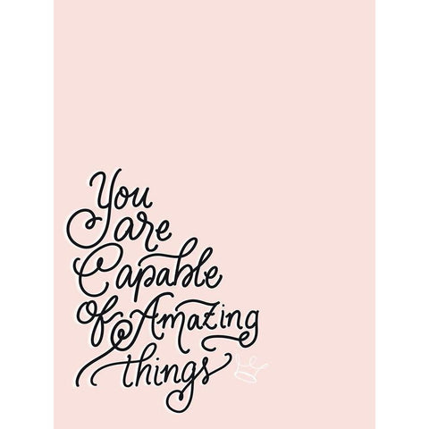 You Are White Modern Wood Framed Art Print by Batista, Dee