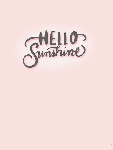 Hello Black Ornate Wood Framed Art Print with Double Matting by Batista, Dee