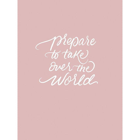 Prepare White Modern Wood Framed Art Print by Batista, Dee