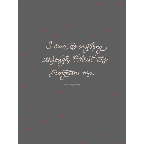 I Can Do Anything Black Modern Wood Framed Art Print with Double Matting by Batista, Dee