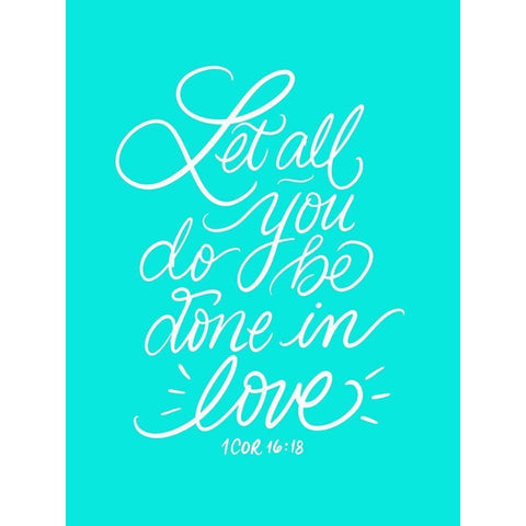 Done in Love Black Modern Wood Framed Art Print with Double Matting by Batista, Dee