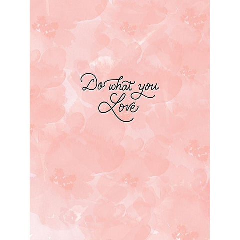 Do White Modern Wood Framed Art Print by Batista, Dee