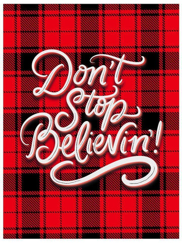 Believin Black Ornate Wood Framed Art Print with Double Matting by Batista, Dee