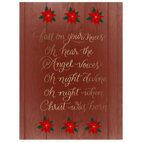 Fall on Your Knees Gold Ornate Wood Framed Art Print with Double Matting by Batista, Dee