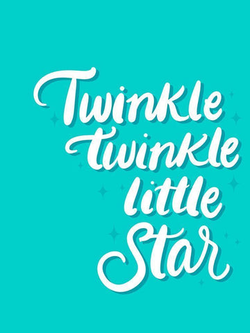 Twinkle White Modern Wood Framed Art Print with Double Matting by Batista, Dee