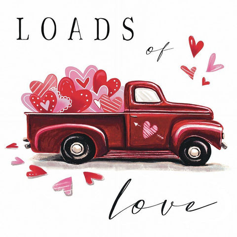 Loads of Love Black Ornate Wood Framed Art Print with Double Matting by Tyndall, Elizabeth