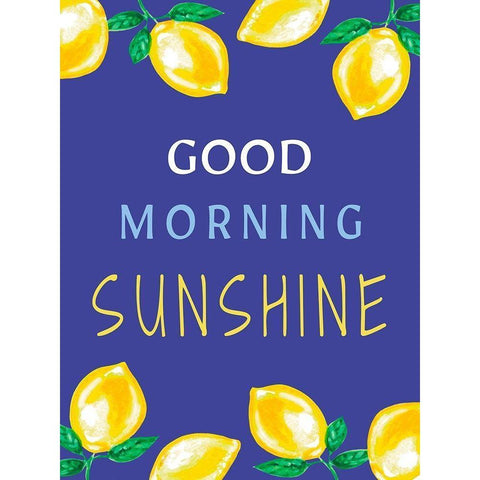 Good Morning Sunshine Black Modern Wood Framed Art Print with Double Matting by Tyndall, Elizabeth