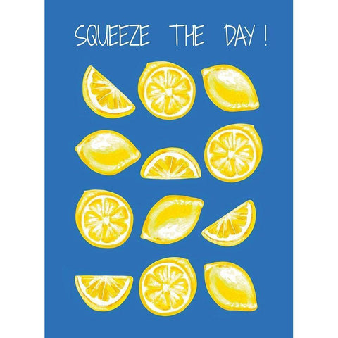 Squeeze the Day III White Modern Wood Framed Art Print by Tyndall, Elizabeth