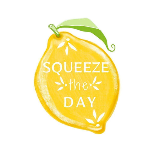 Squeeze the Day IV Black Modern Wood Framed Art Print with Double Matting by Tyndall, Elizabeth