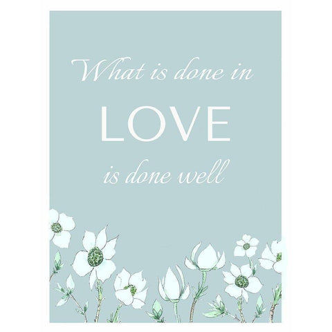 What is Done White Modern Wood Framed Art Print by Tyndall, Elizabeth