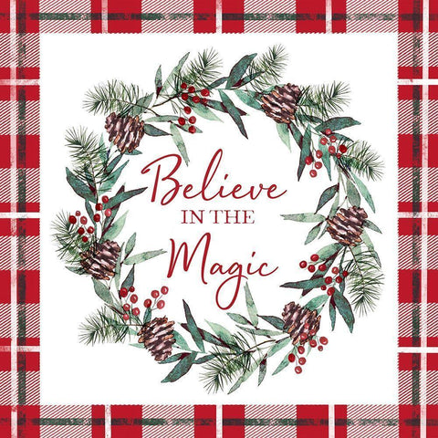 Believe in Magic Gold Ornate Wood Framed Art Print with Double Matting by Tyndall, Elizabeth