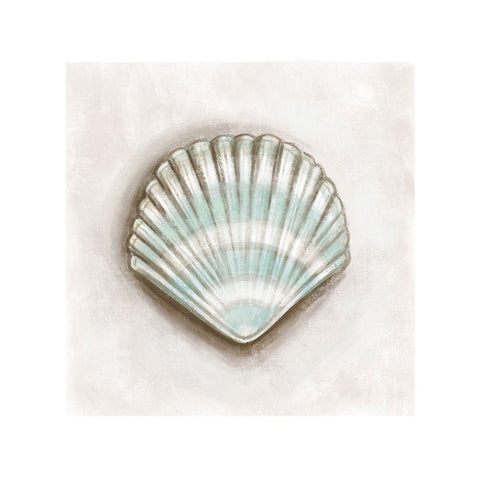 Shell III Black Modern Wood Framed Art Print by Tyndall, Elizabeth