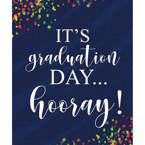 Graduation Day White Modern Wood Framed Art Print by Tyndall, Elizabeth