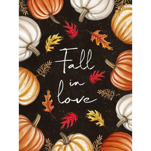 Fall in Love Gold Ornate Wood Framed Art Print with Double Matting by Tyndall, Elizabeth