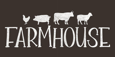 Farmhouse-ish White Modern Wood Framed Art Print with Double Matting by JJ Design House