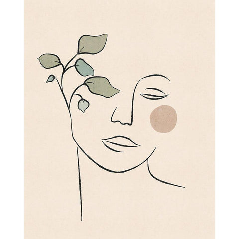 Face Plant White Modern Wood Framed Art Print by JJ Design House