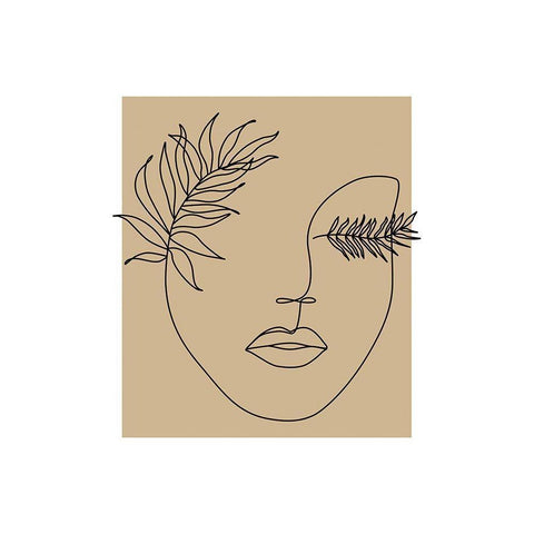 Face Plant II Gold Ornate Wood Framed Art Print with Double Matting by JJ Design House