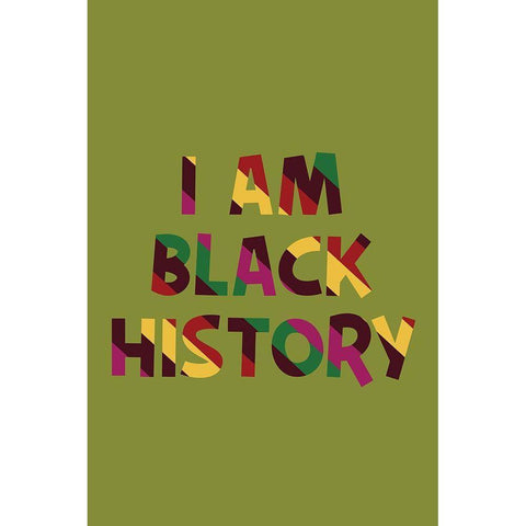 Black History Gold Ornate Wood Framed Art Print with Double Matting by JJ Design House