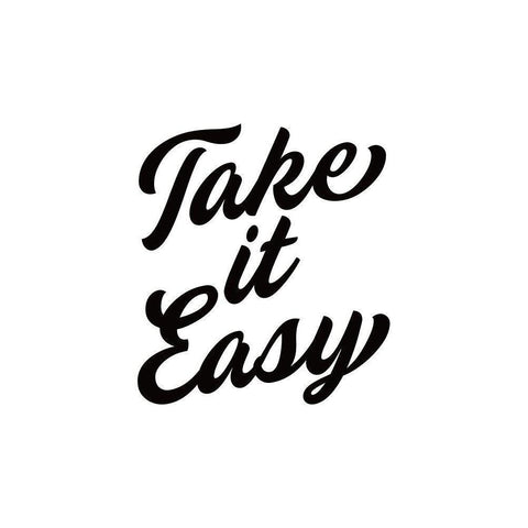 Take It Easy Gold Ornate Wood Framed Art Print with Double Matting by JJ Design House