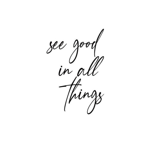 Good in All Things Gold Ornate Wood Framed Art Print with Double Matting by JJ Design House