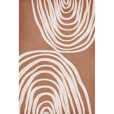 Abstract Arches White Modern Wood Framed Art Print by JJ Design