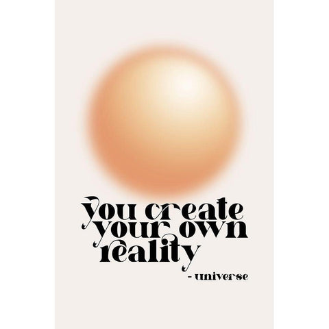 You Create White Modern Wood Framed Art Print by JJ Design