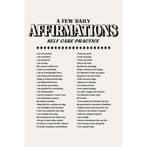 Self Care Practice Gold Ornate Wood Framed Art Print with Double Matting by JJ Design